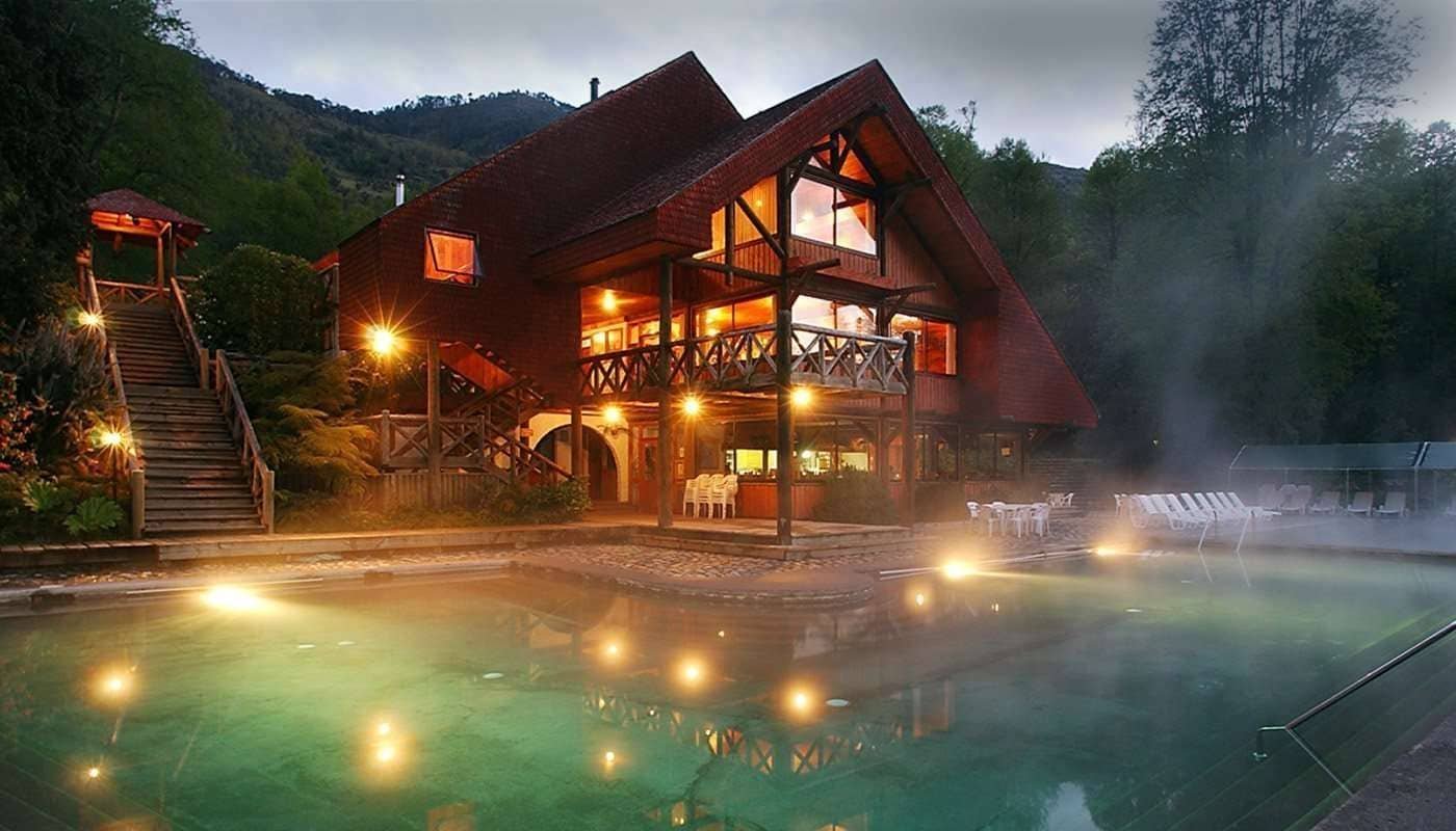 Termas Huife no Verão